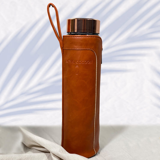 Crystal Water Bottle holder | Vegan Leather