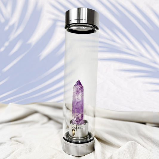 Amethyst ☽ Crystal Water (Stainless Steel) - Wholesale