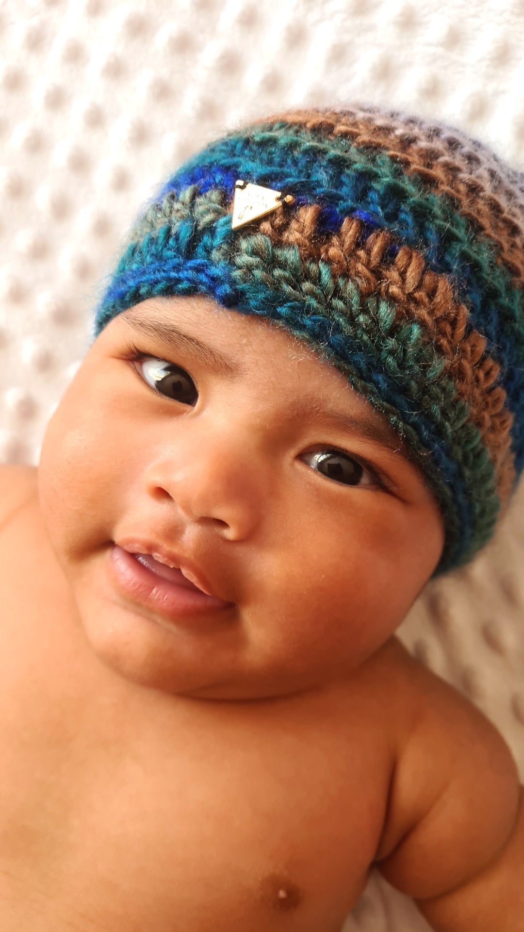 Baby Beanie Handknitted ~Wild One- Wholesale